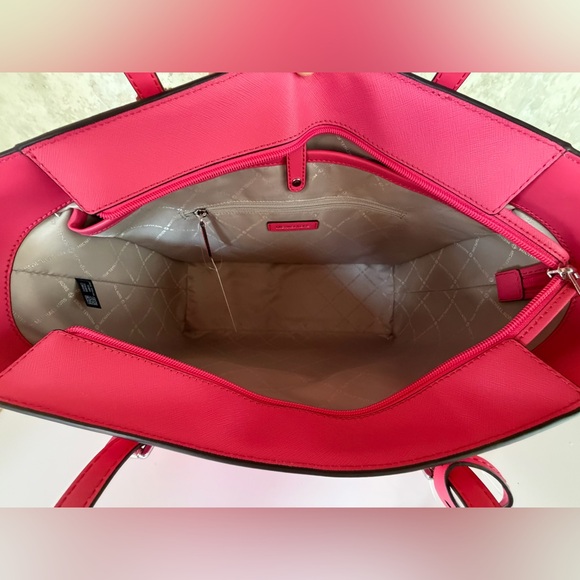 Michael Kors Voyager LG Multifunction Tote Shoulder Bag Hibiscus - Picture 11 of 14